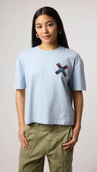 CAMISETA MUJER CLASSIC ICE BLUE