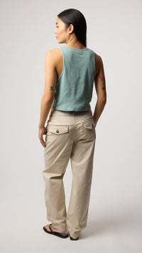 BEIGE JUDY WOMAN CHINO PANT