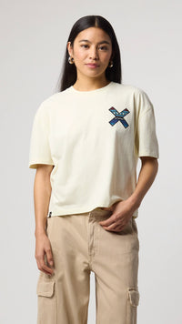 CAMISETA MUJER CLASSIC CREMA