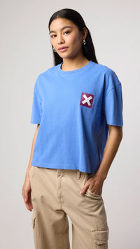 CAMISETA MUJER NATURE JAY BLUE