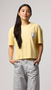 LIGHT YELLOW NATURE WOMAN TEE