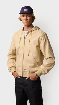 CHAQUETA CANVAS BEIGE