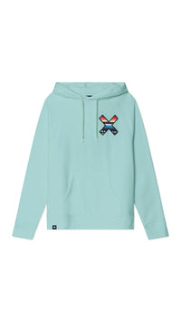 SUDADERA CON CAPUCHA CLASSIC ACQUA