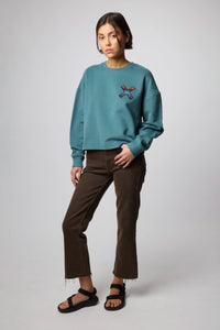 AMAZON GREEN CLASSIC WOMAN CREW