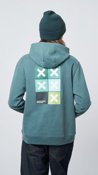 AMAZON GREEN SQUARE HOODIE