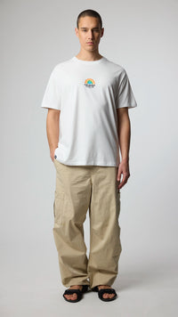 WHITE RAINBOW TEE