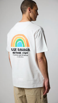 WHITE RAINBOW TEE