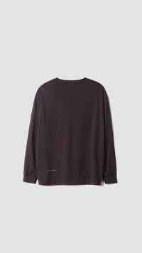 SOLID BROWN TRAIN LS TEE