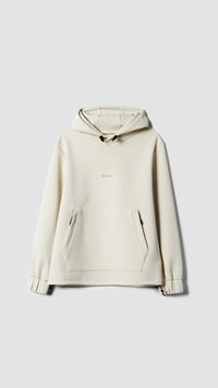 SUDADERA CON CAPUCHA TECH DUSTY CREAM