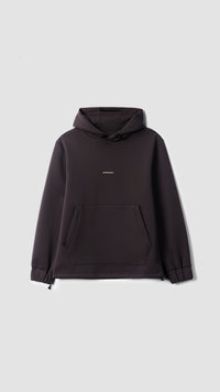 SUDADERA CON CAPUCHA NON-GRAVITY SOLID BROWN