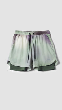 MULTICOLOR TRAIL SHORTS