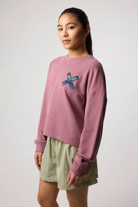 SUDADERA MUJER CLASSIC BERRY