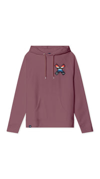 SUDADERA CON CAPUCHA CLASSIC BERRY