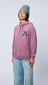 SUDADERA CON CAPUCHA CLASSIC BERRY