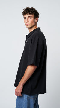 POLO PATCH NEGRO