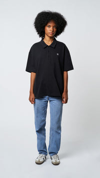 POLO PATCH NEGRO