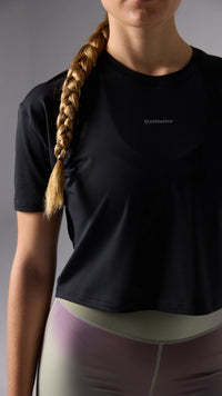 CAMISETA MUJER TRAIN NEGRA