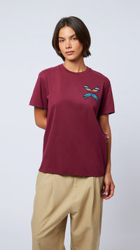 BURGUNDY CLASSIC TEE