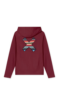 SUDADERA CON CAPUCHA CLASSIC BURGUNDY