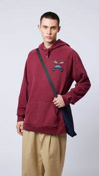 BURGUNDY CLASSIC HOODIE