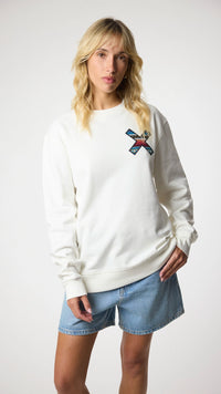 SUDADERA CLASSIC BLANCO ROTO