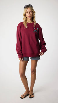 SUDADERA CLASSIC BURGUNDY