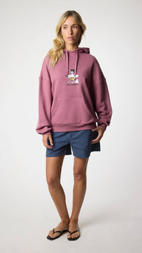 BERRY WIPEOUT HOODIE