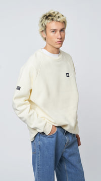 SUDADERA ISLAND CREMA