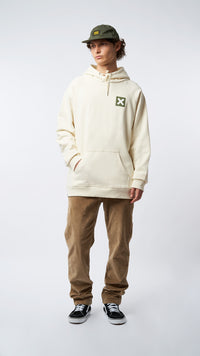 CREAM NATURE HOODIE