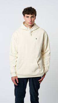 CREAM PATCH HOODIE