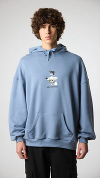 SUDADERA CON CAPUCHA WIPEOUT SKY BLUE