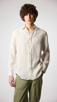 ECRU LINEN SHIRT