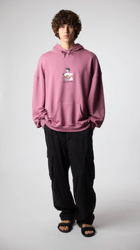 BERRY WIPEOUT HOODIE