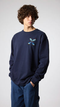 SUDADERA CLASSIC AZUL MARINO