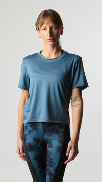 CAMISETA MUJER TRAIN DARK BLUE