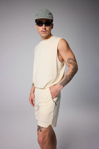 PANTALÓN CORTO ACTIVE DUSTY CREAM