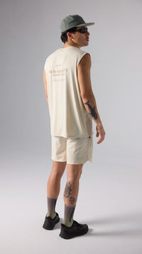 CAMISETA SIN MANGAS ACTIVE DUSTY CREAM