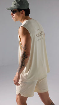 CAMISETA SIN MANGAS ACTIVE DUSTY CREAM