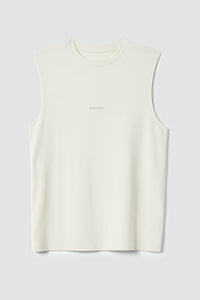 DUSTY CREAM ACTIVE SLEEVELESS TEE