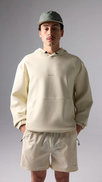 SUDADERA CON CAPUCHA TECH DUSTY CREAM