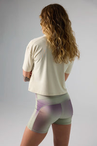 DUSTY CREAM TRAIN WOMAN TEE