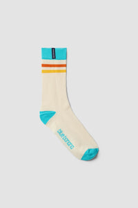 CALCETINES STRIPES ECRU