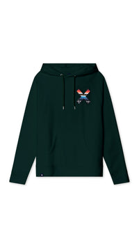 SUDADERA CON CAPUCHA CLASSIC VERDE