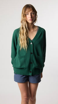 GREEN MOSS CARDIGAN