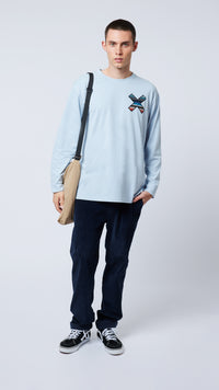 CAMISETA LS CLASSIC ICE BLUE