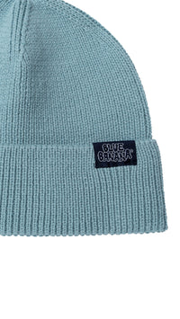 ICE BLUE MINIMAL BEANIE