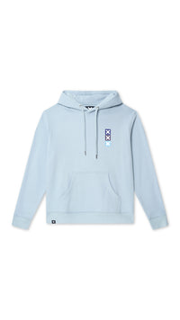 ICE BLUE SQUARE HOODIE