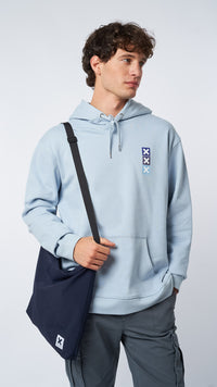 ICE BLUE SQUARE HOODIE