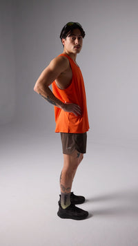 INTENSE ORANGE RUNNING TANK TOP