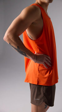 INTENSE ORANGE RUNNING TANK TOP